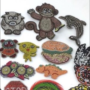 ❗️HAIR CLIPS AMAZING BEADED  BOHO CHIC